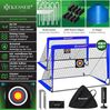 KESSER® Fußballtor für Outdoor, UV-beständiges Netz, Stahlrahmen mit Polsterung, Erdhaken, Luftpumpe, Schwarz, 300cm Bild 4