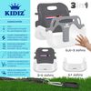 KIDIZ® Babyschaukel, Mitwachsend, mit Rückenlehne und Anschnallgurt, belastbar bis 100kg, Kunststoff Anthrazit, 33 x 24,3 x 35 cm Bild 2
