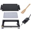 Adler Tischgrill Elektrogrill Grillplatte Party Grill, Antihaft, 300W, 11 x 45 x 32 cm Bild 5
