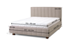 Letti Moderni Polsterbett Calma 160x200 Plüsch Anthracite – Eleganz & Komfort für Ihr Schlafzimmer - 160x200 Bild 4