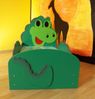 Bett mit Matratze Kinderbett Kinderzimmer DINO Bild 3