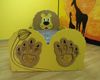 Kinderbett Jugendbett Bett mit Matratze Betten LION Bild 5