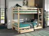 Vipack Etagen-Hochbett Pino 160 cm Höhe inkl. 2 Schubladen Bild 2
