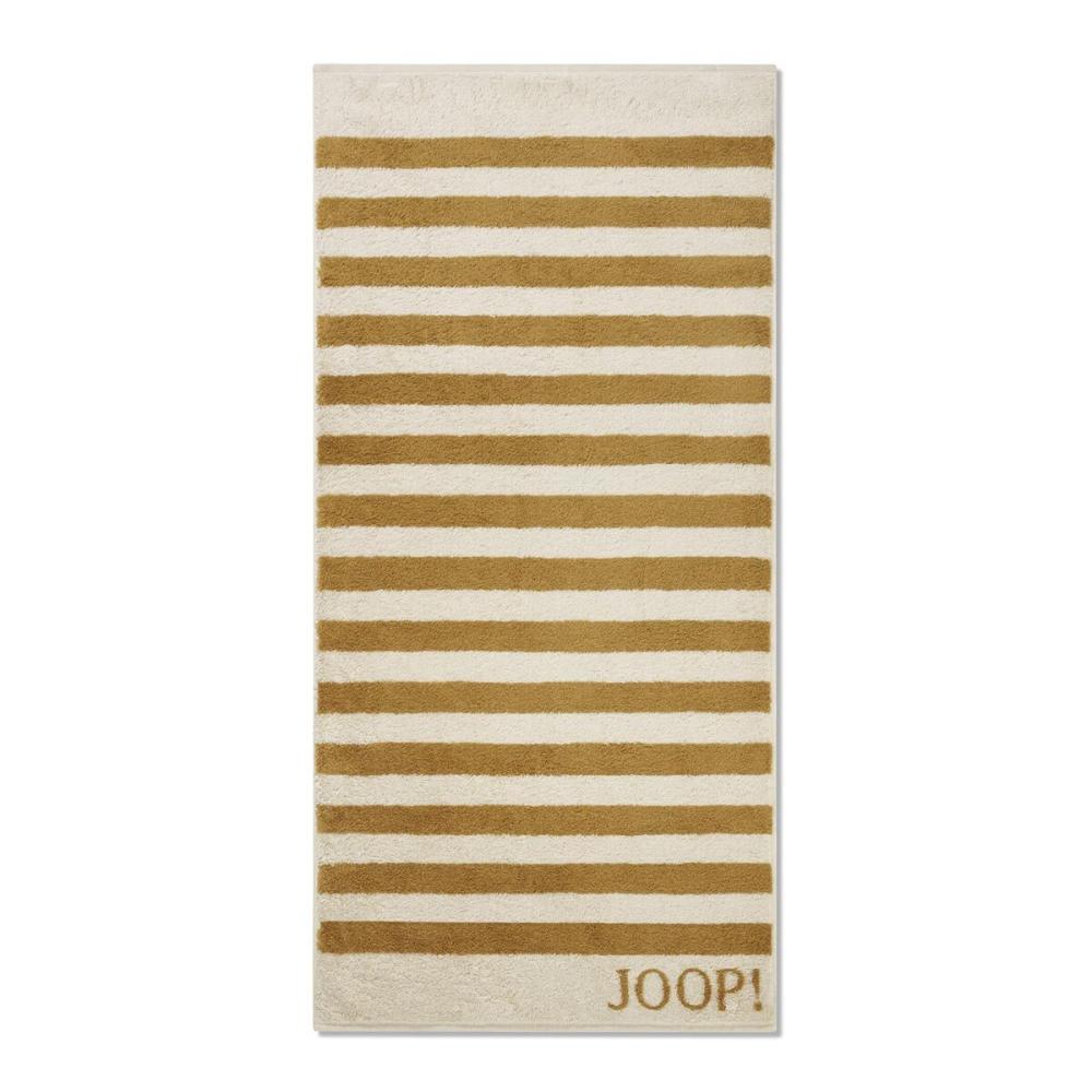 JOOP! Handtuch - Classic Stripes Frottierkollektion, Walkfrottier Ocker 50x100cm Bild 1