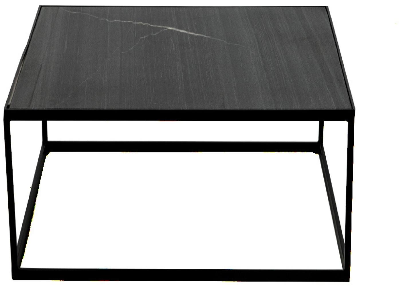 Bronx71 'Rico' Couchtisch, Marmor Schwarz, 70x70 cm Bild 1