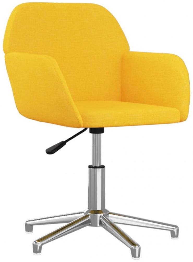 Bürostuhl Drehbar Hellgelb Stoff [344721] Bild 1