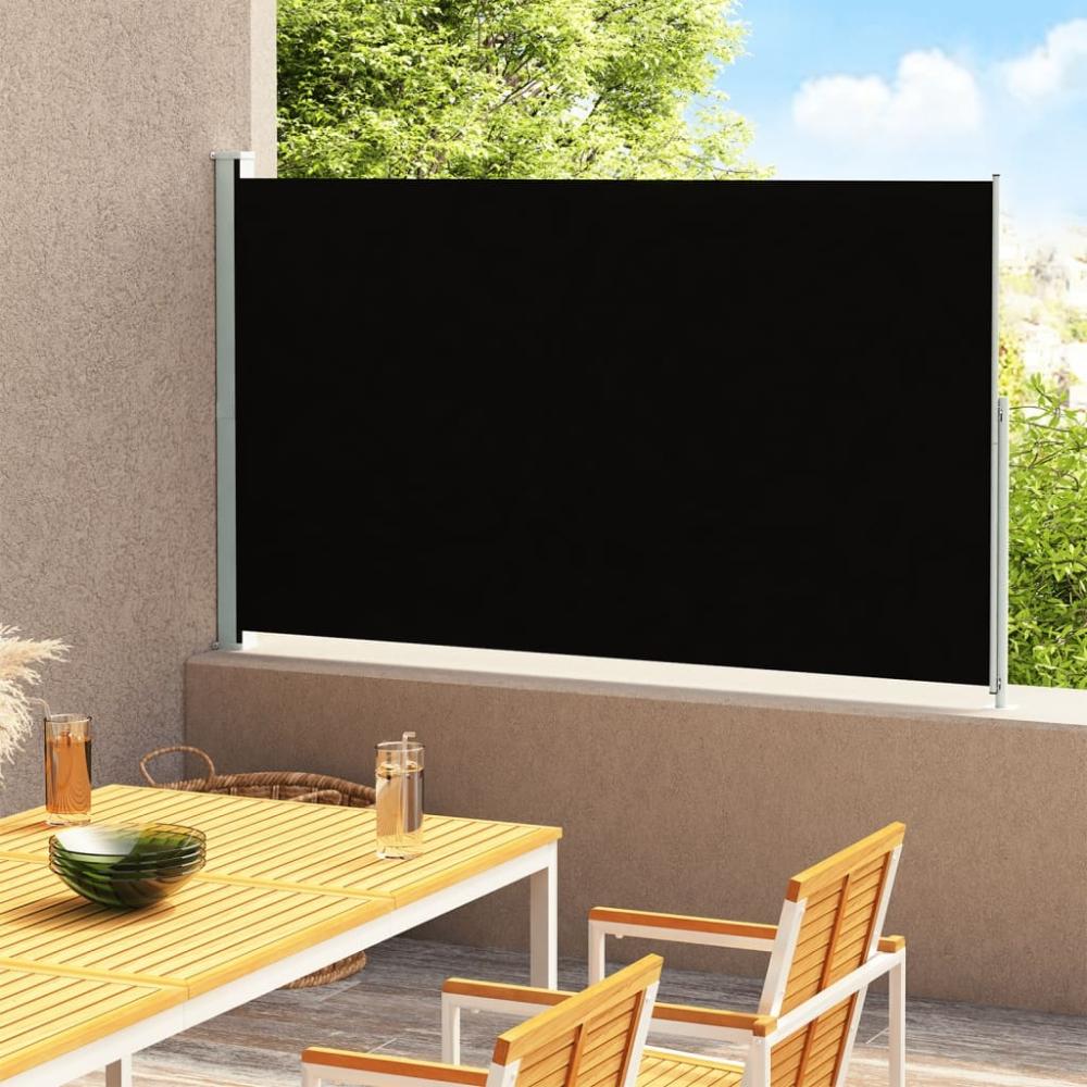 vidaXL Seitenmarkise Ausziehbar 200x300 cm Schwarz 313411 Bild 1