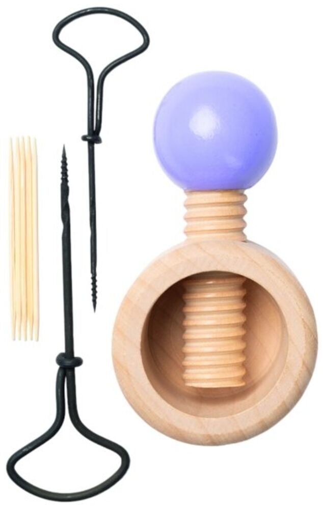 Kastanienbohrer Set aus Holz Bild 1