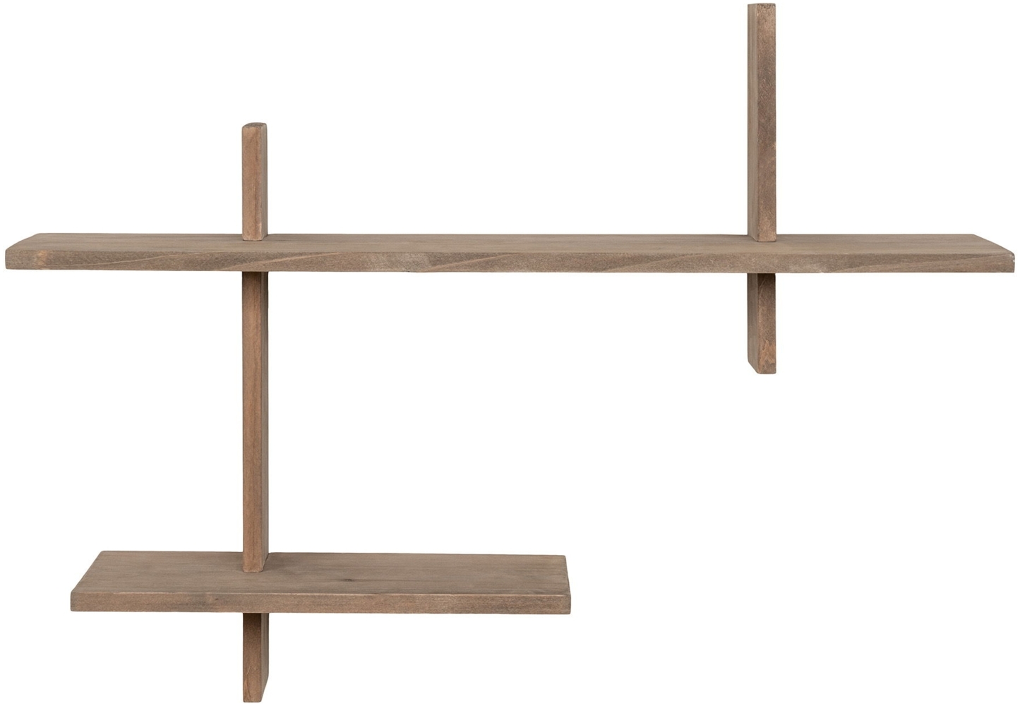 Wandregal, Kiefernholz, 60 x 15 x 44 cm Bild 1