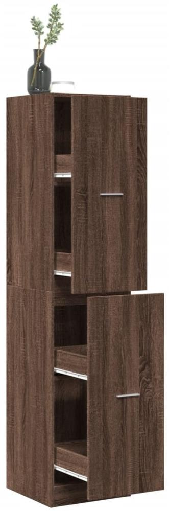 vidaXL Apothekerschrank Eichen-Optik 40x41x174,5 cm Holzwerkstoff 3309651 Bild 1