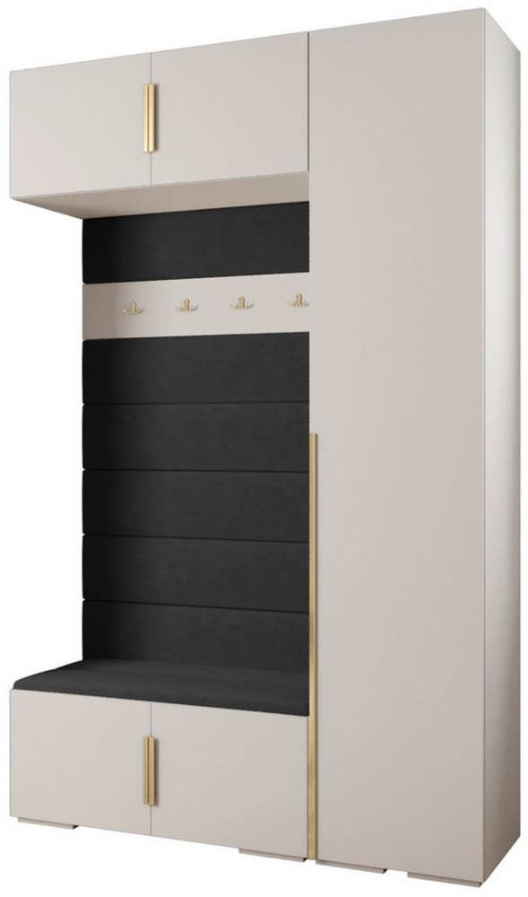 ABIKS MÖBEL Kompaktgarderobe INOVA 1 SATZ 19 Möbelset, Garderobe mit Kleiderstange und Regalen Bild 1