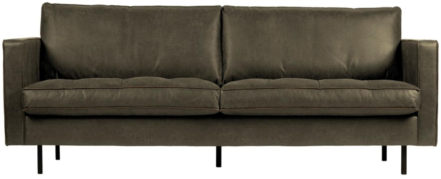 Rodeo Classic Sofa 2,5 Sitzer Lederoptik Army Bild 1