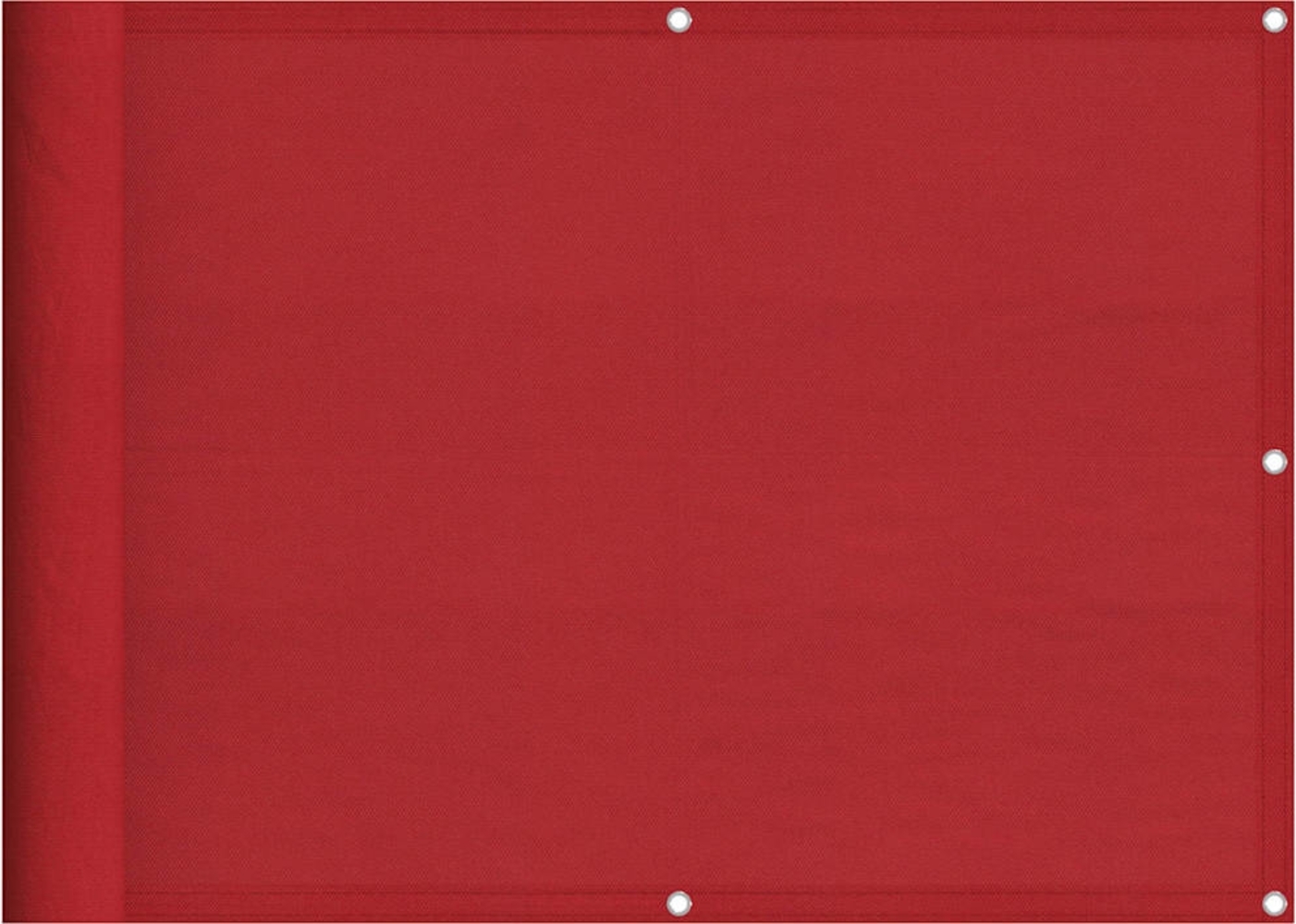 vidaXL Balkon-Sichtschutz Rot 75x700 cm 100 % Polyester-Oxford 42002129 Bild 1