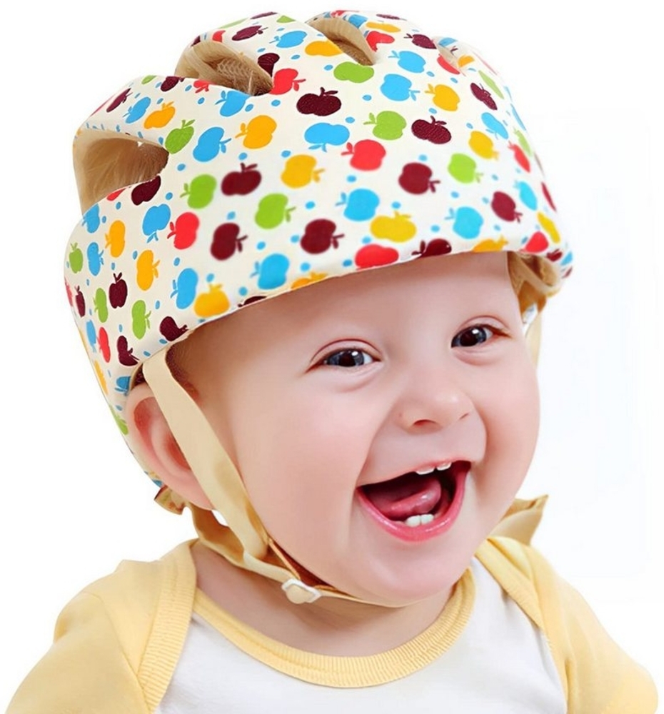 RWEUOQ Kinderhelm Verstellbarer Kinderhelm Kinderhelm Baby-Kopfschutz atmungsaktiv, leichter Babyhelm Springen Laufen für Kleinkinder 6–24 Monate Bild 1