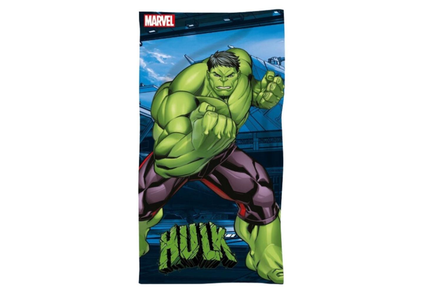 Avengers Microfaser Strandtuch Handtuch Badetuch mit Hulk Motiv 70cm x 140cm Bild 1