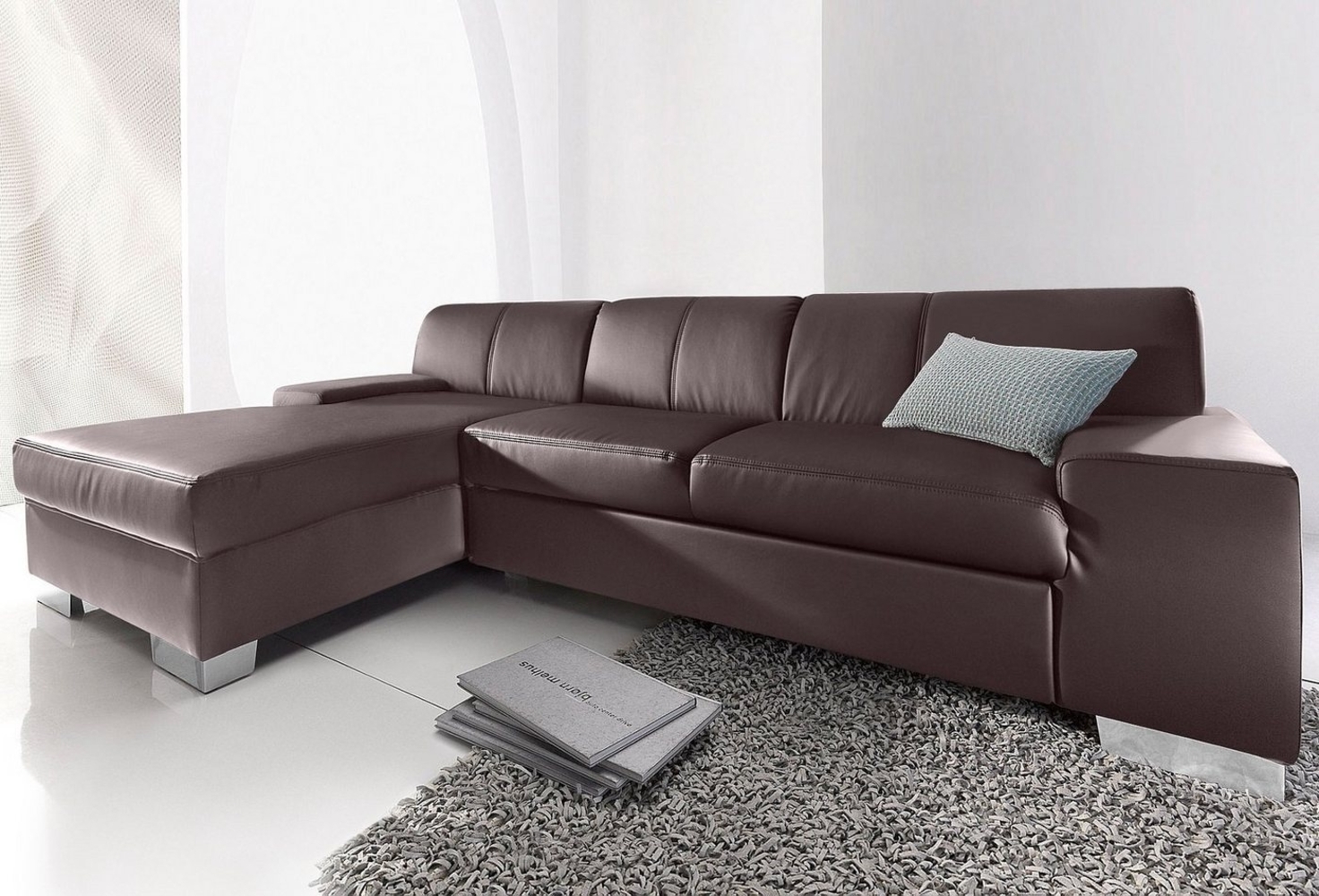 DOMO collection Ecksofa Star L-Form, wahlweise mit Bettfunktion Bild 1