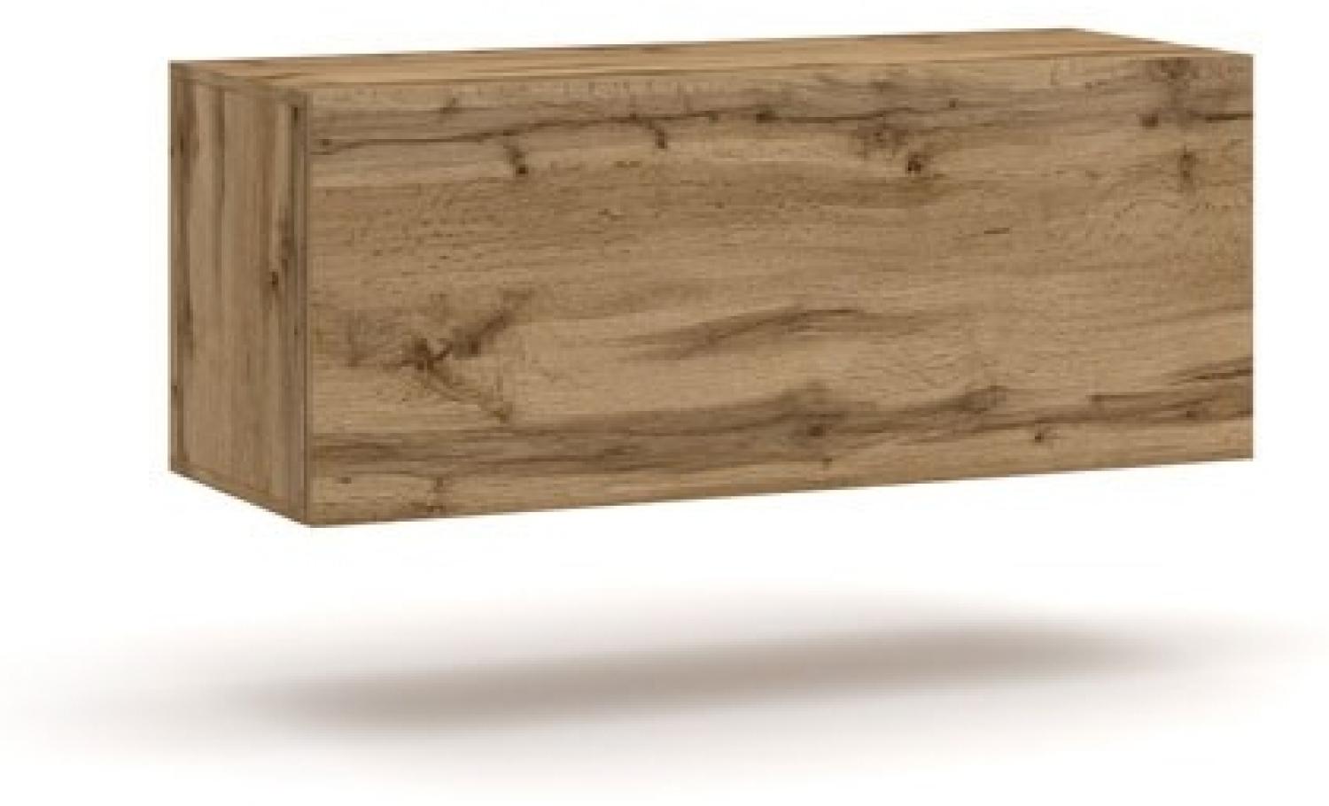 Lowboard "Vivo" TV-Unterschrank 100cm wotan eiche inklusive LED Bild 1