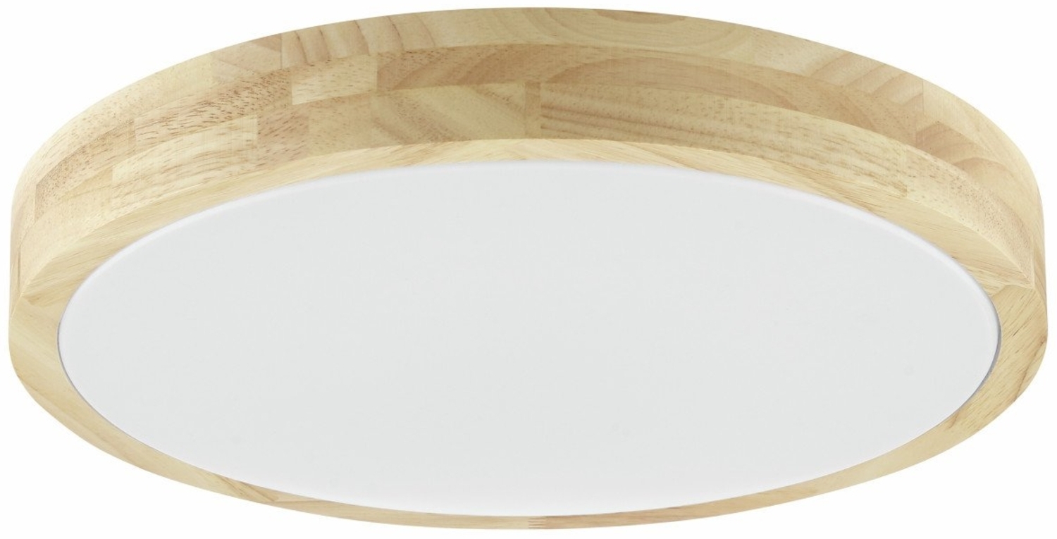 Brilliant LED Deckenleuchte Moreen Ø 34 x 6,8 cm warmweiß-kaltweiß holz Bild 1