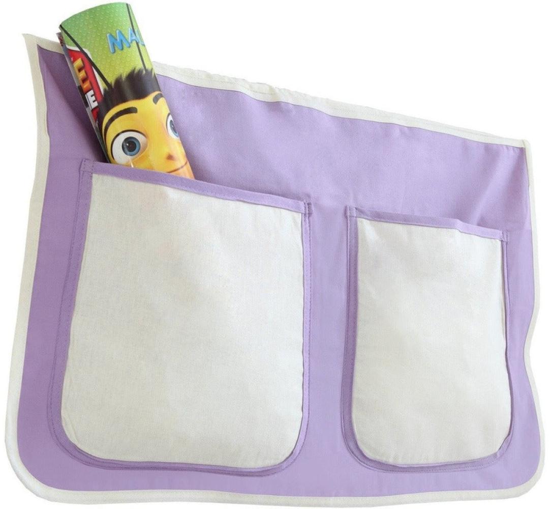 Ticaa Bett-Tasche - lila-beige Bild 1