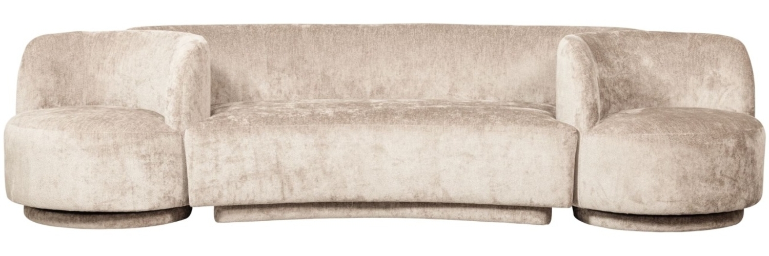 Sofa Combi-Popular: Bank+Sessel, Natur Bild 1