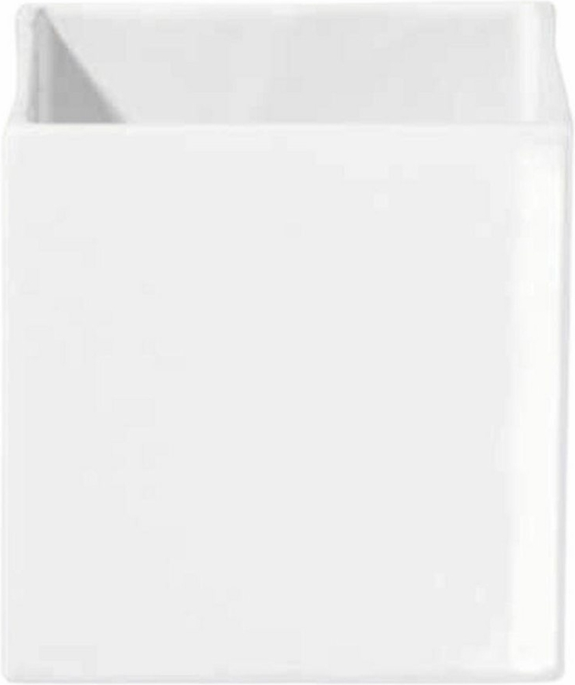 ASA Selection Quadro Übertopf, Blumenvase, Blumen Dekoration, Keramikvase, Keramik, Weiß, 15 cm, 4626005 Bild 1
