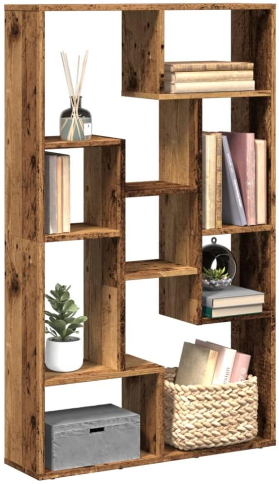 vidaXL Bücherregal Altholz-Optik 72x20x120 cm Holzwerkstoff 858163 Bild 1