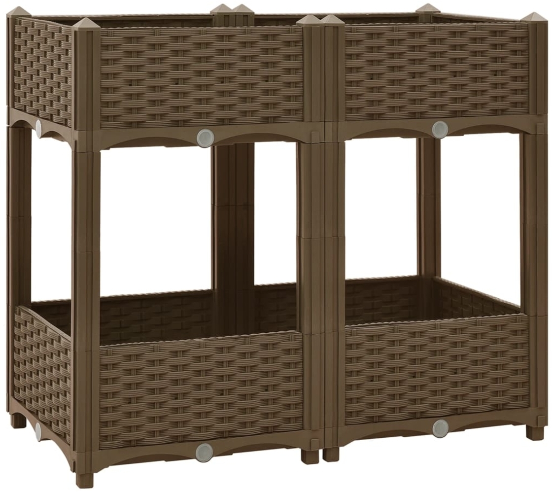 vidaXL Hochbeet 80x40x71 cm Polypropylen 316520 Bild 1