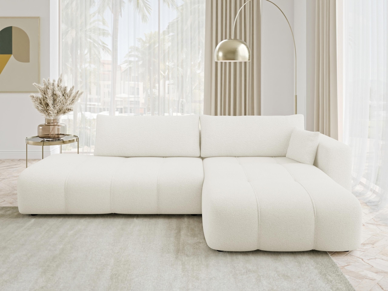 Ecksofa Furyn O (Farbe: Velo 621, Seite: Rechts) Bild 1