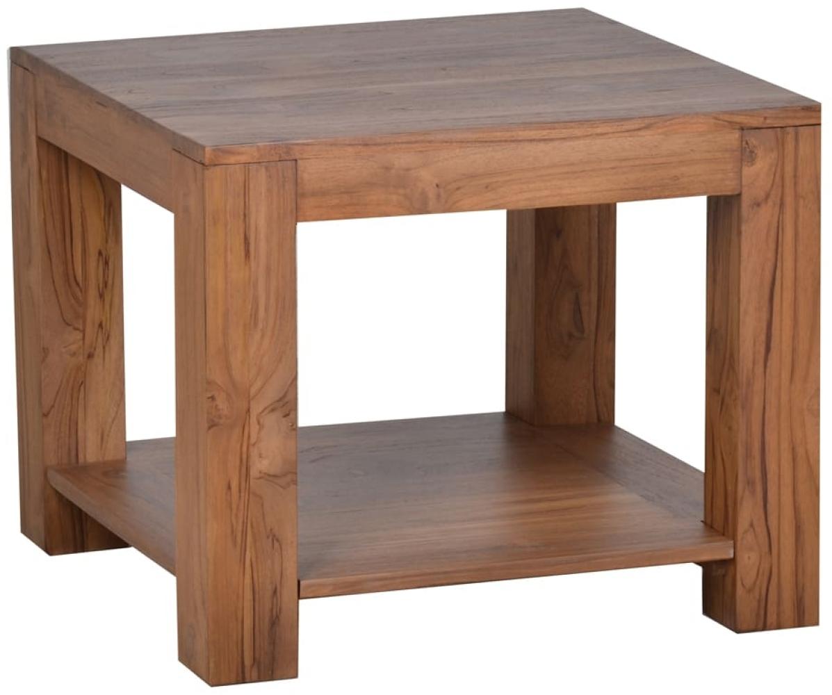 MiaMöbel Couchtisch Bagra 55x55cm Massivholz Teak Modern Indien Indisch Bild 1