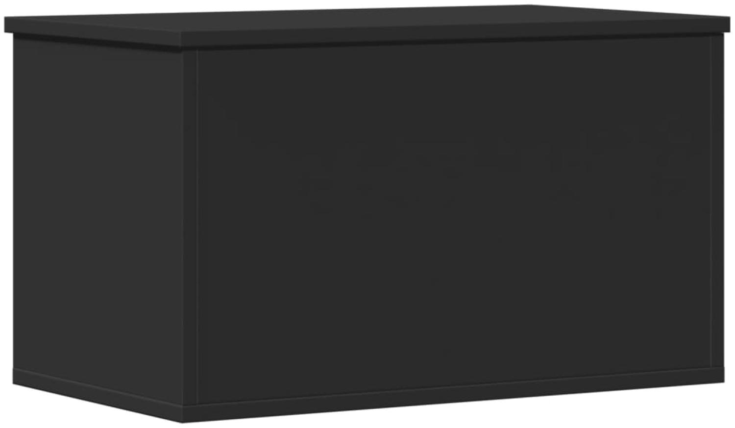 vidaXL Truhe Schwarz 60x35x35 cm Holzwerkstoff 840675 Bild 1