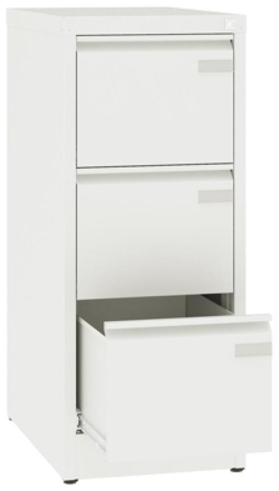 ASM Aktenschrank Tiefe 630mm 3 Schubladen RAL9010 Bild 1