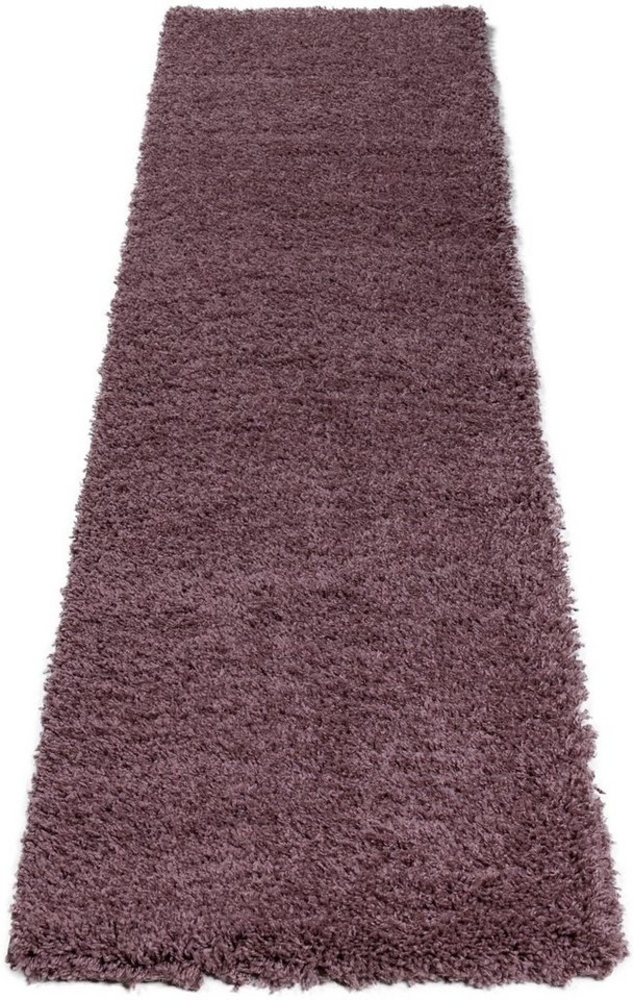Bruno Banani Läufer Shaggy Soft, rechteckig, Höhe: 30 mm, Läufer, Brücke, gewebt, Uni-Farben, besonders weich Bild 1