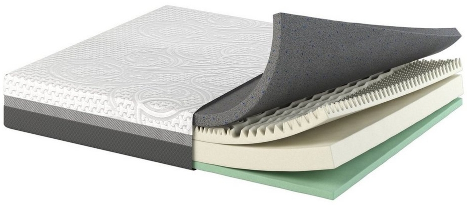 Visco-Matratze Visco-Matratze Scarnatti™ Gel Memory Foam 27 cm – 7 Zonen, scarnatti, 27 cm hoch, Wende-Härtegrad H3/H4, Klimaregulierender & Waschbarer Bambus-Bezug Bild 1