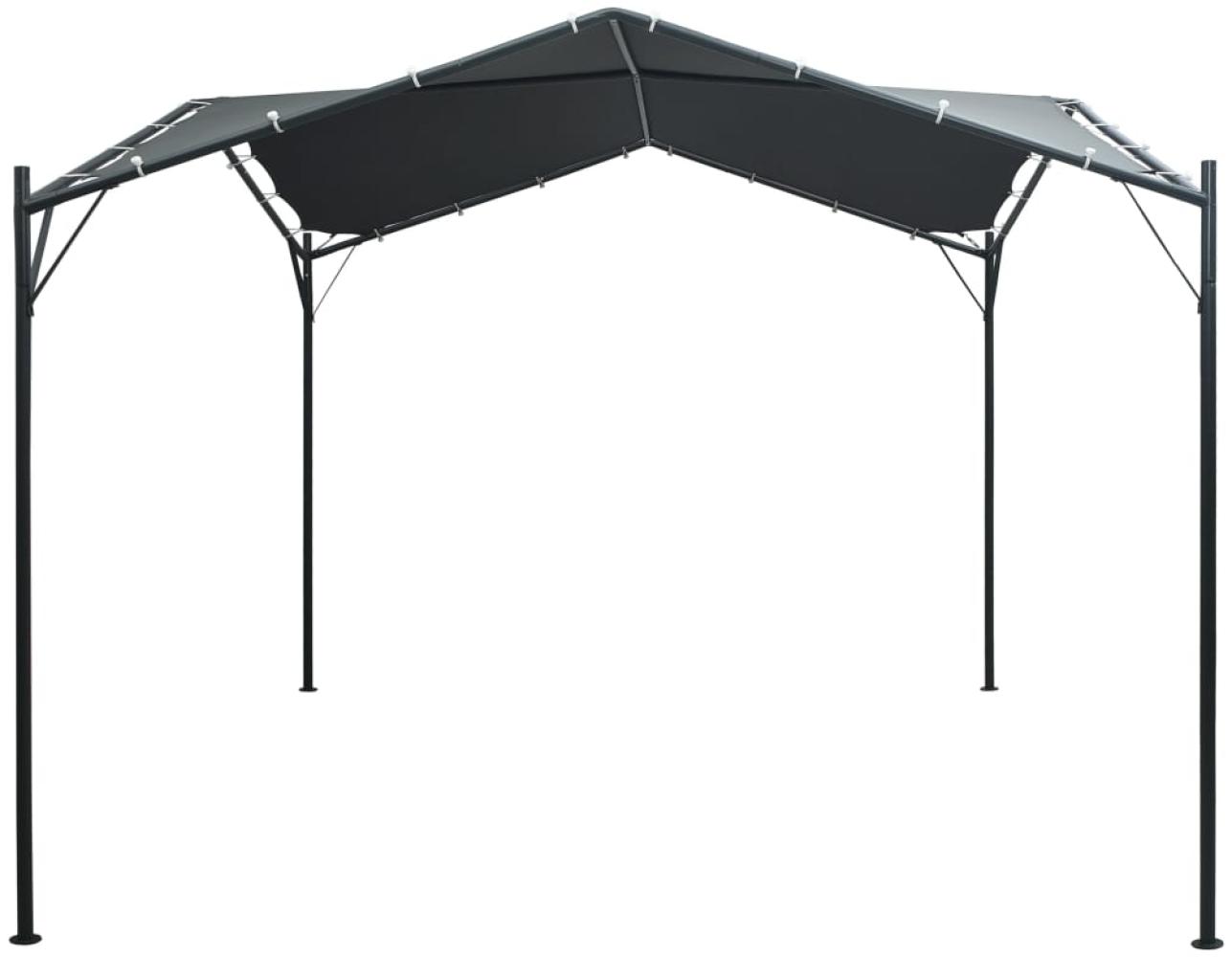 vidaXL Pavilion Partyzelt Überdachung 3x3 m Stahl Anthrazit 47962 Bild 1