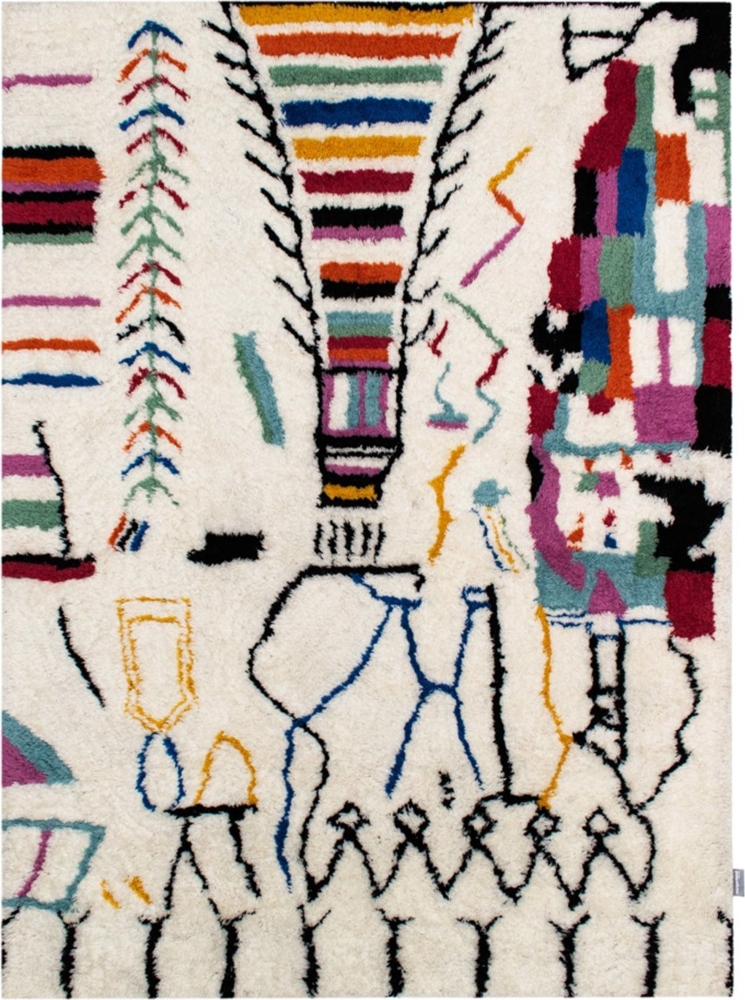 Morgenland Wollteppich - ColorfulMarrakesh - rechteckig Bild 1