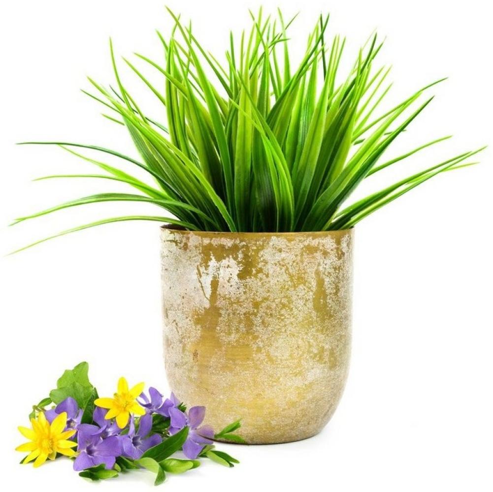 Übertopf aus Metall Pflanzentopf Blumenkübel Blumenübertopf Vase Blumenvasen Blumentopf Bild 1