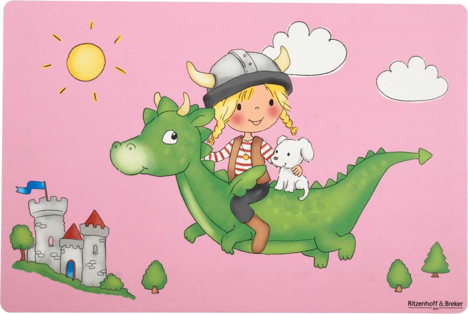 Ritzenhoff & Breker DRACHE pink Platzset Tischset Bild 1