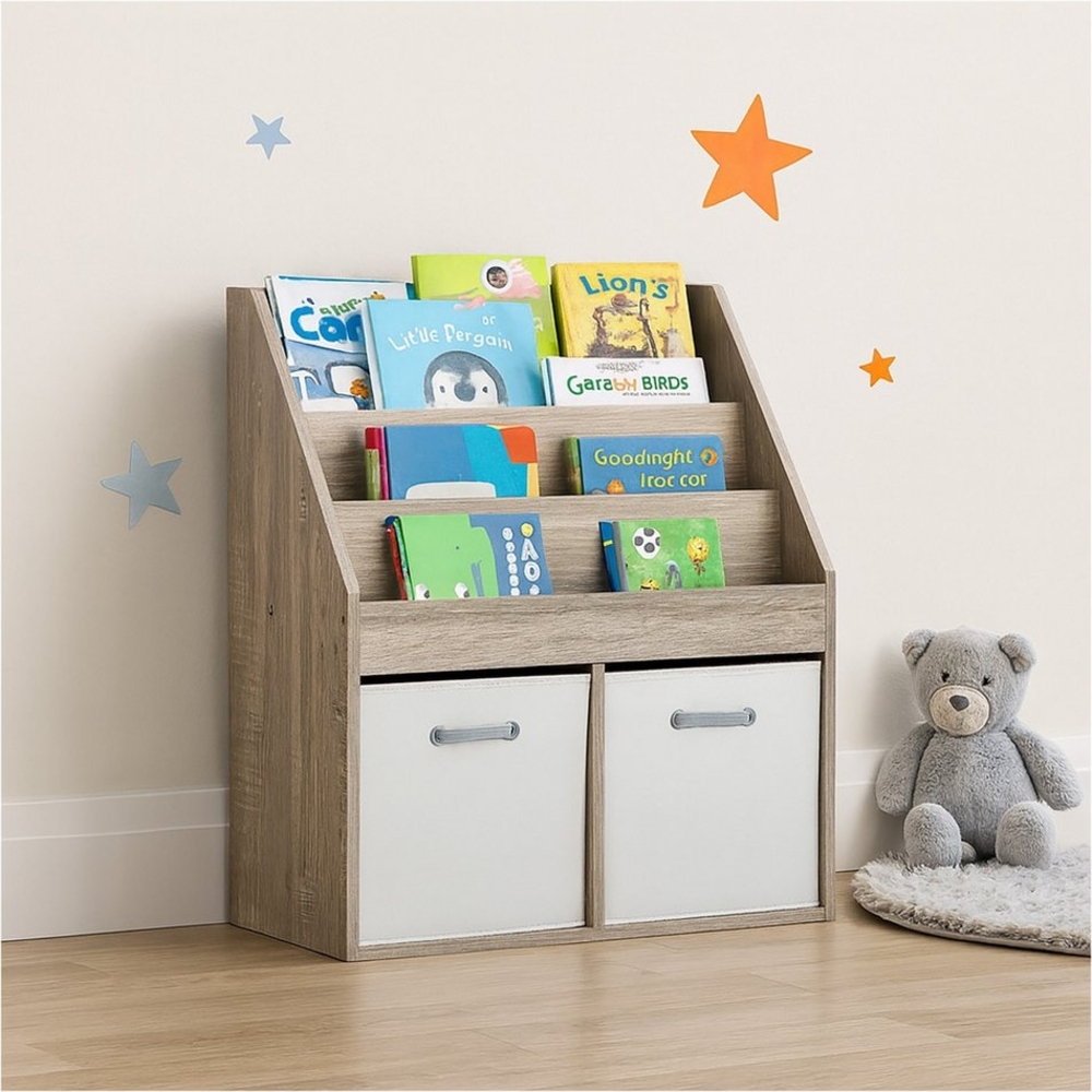 HTI-Living Kinderregal Kinderregal Aufbewahrungsregal mit 5 Fächern, Stück 1-tlg, Organizer für Bücher und Spielzeug Bild 1