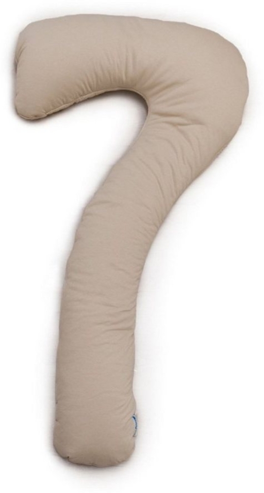 Theraline Bezug für my7 - Das Schlaf- & Stillkissen Cappuccino Bamboo Bild 1