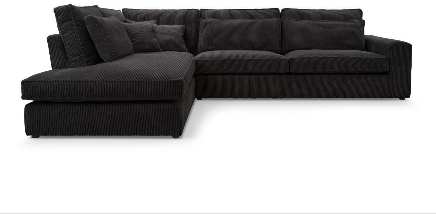 AN-MOEBEL4U Ecksofa COMFORTO STANDARD CORD 314 x 224 cm, Schaumstoffpolsterung T30 mit Wellenfederkern Bild 1