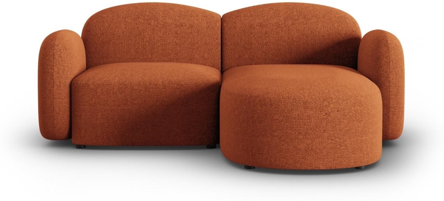 Micadoni Ecksofa Blair 3-Sitzer Rechts Chenille Terrakotta Melange Bild 1