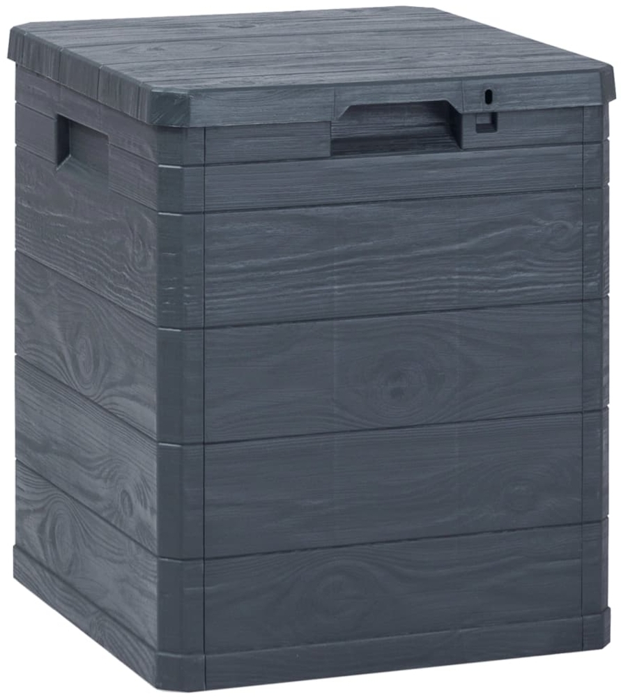 vidaXL Garten-Aufbewahrungsbox 90 L Anthrazit 45684 Bild 1