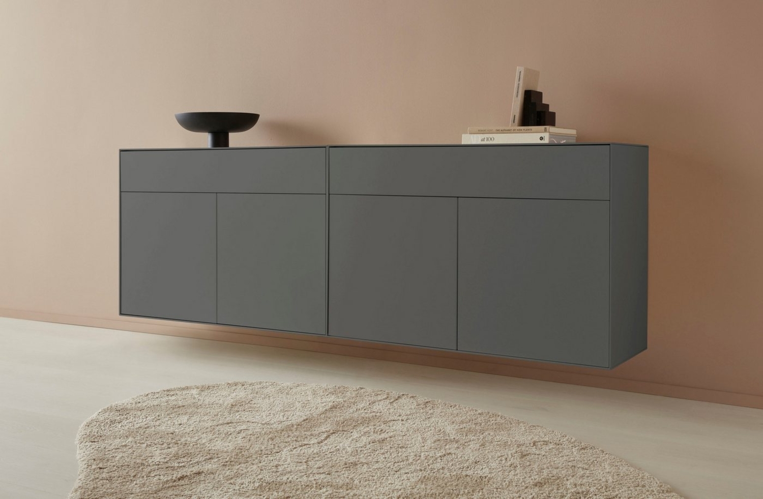 LeGer Home by Lena Gercke Sideboard Essentials (2 St), Breite: 224cm, MDF lackiert, Push-to-open-Funktion Bild 1