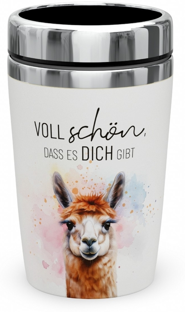 Thermobecher Isolierbecher Kaffeebecher To Go 240ml la vida Lama 3888061 Bild 1