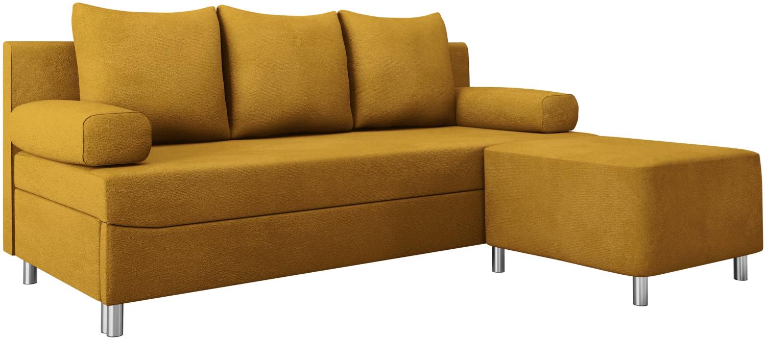 Schlafsofa Dover (Sofa mit Polsterhocker, Farbe: Fresh 37) Bild 1