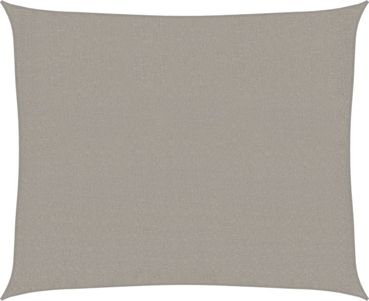 vidaXL Sonnensegel 160 g/m² Rechteckig Hellgrau 2,5x3 m HDPE 4001979 Bild 1