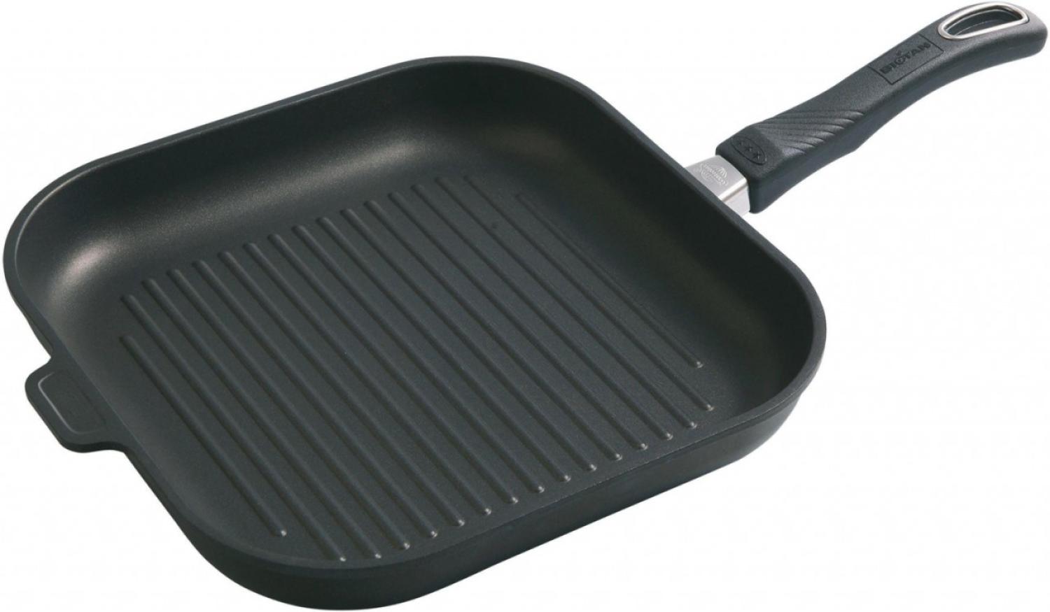 GASTROLUX Biotan Guss Grillpfanne Viereckpfanne 28 x 28 cm Bild 1