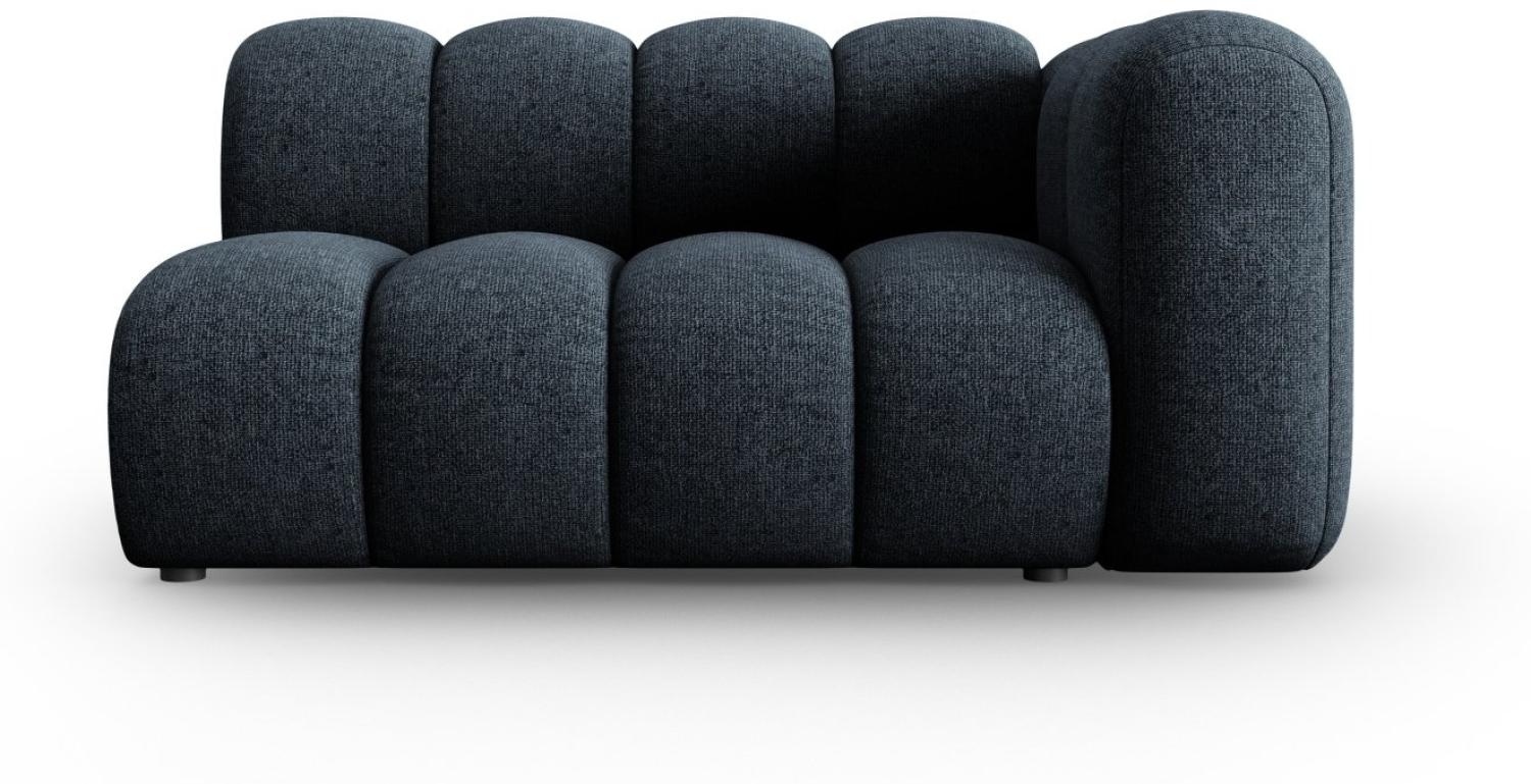 Micadoni Modulares Sofa Lupine 2-Sitzer Rechts Chenille Königsblau Bild 1