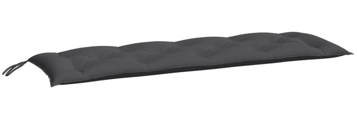 vidaXL Gartenbank-Auflage Anthrazit 150x50x7 cm Oxford-Gewebe 361602 Bild 1