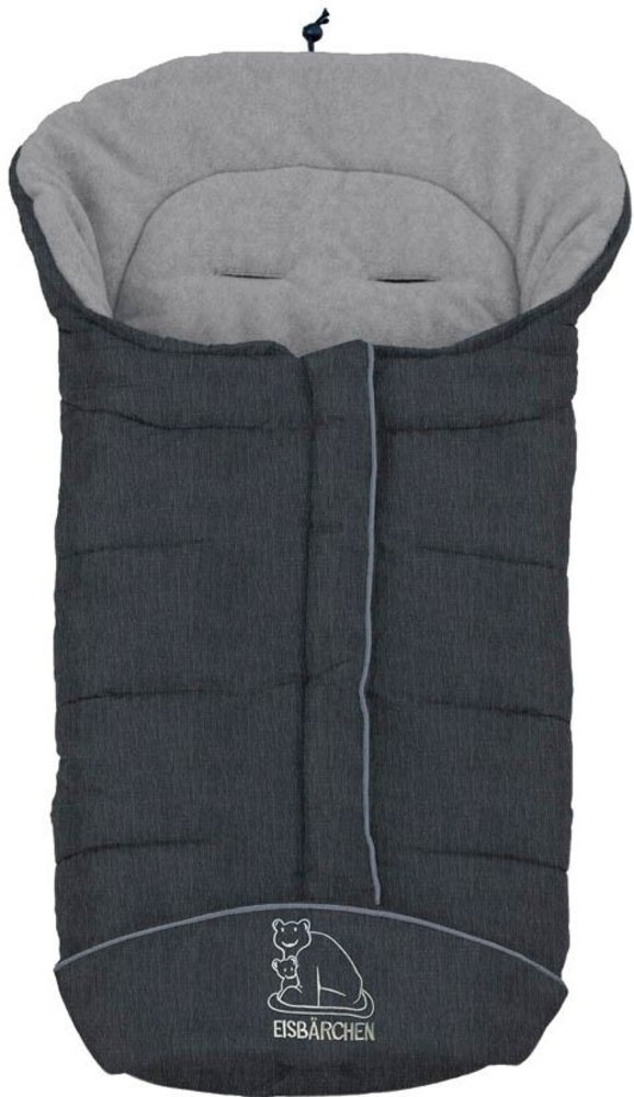 Heitmann Felle Winterfußsack Serie "Eisbärchen" Farbe: Grau/Meliert 7965GM Bild 1